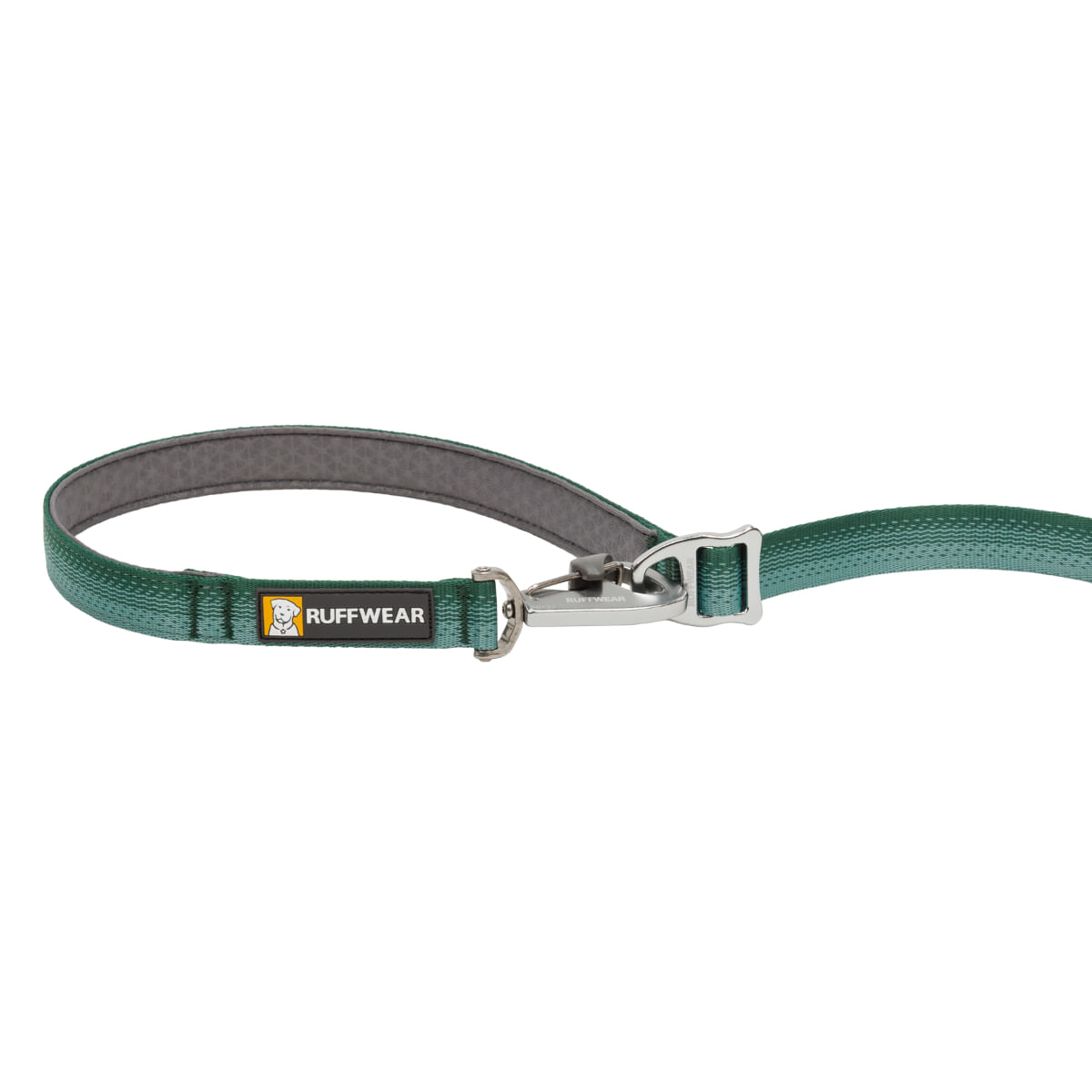 RUFFWEAR Switchbak, lesă bandă multifuncțională cu 2 carabine sport câini, ajustabilă RUFFWEAR Switchbak River Rock Green, lesă bandă multifuncțională cu 2 carabine sport câini, ajustabilă, verde, XS-XL(2.1m x 2cm)